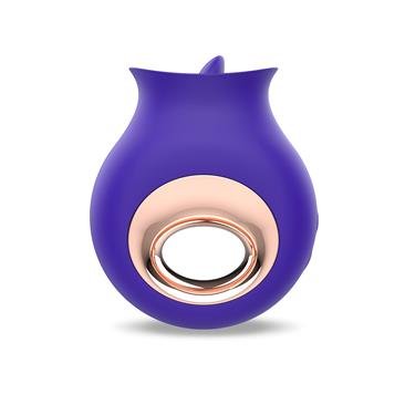 caracol miricol-juguete sexual lengua vibradora para el clítoris-lila