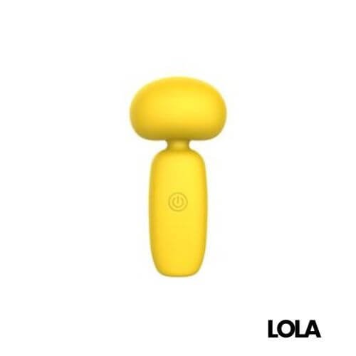Perretxiko –Vibrador clitoridiano Perretxiko en forma de seta amarillo – Lola Dacosta