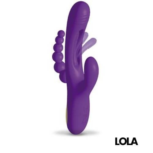 el pecado original-triple vibrador lila- lola dacosta sex shop en bilbao