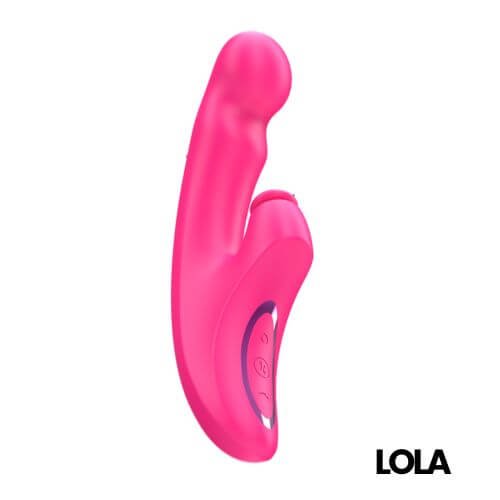 PEPA PIG-VIBRADOR SUBE Y BAJA CON ESTIMULADOR DE CLITORIS-LOLA DACOSTA